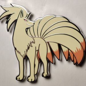 Pokemon TCG Ninetails Enamel Pin Official Nintendo Collectible Pin Badge Emblem